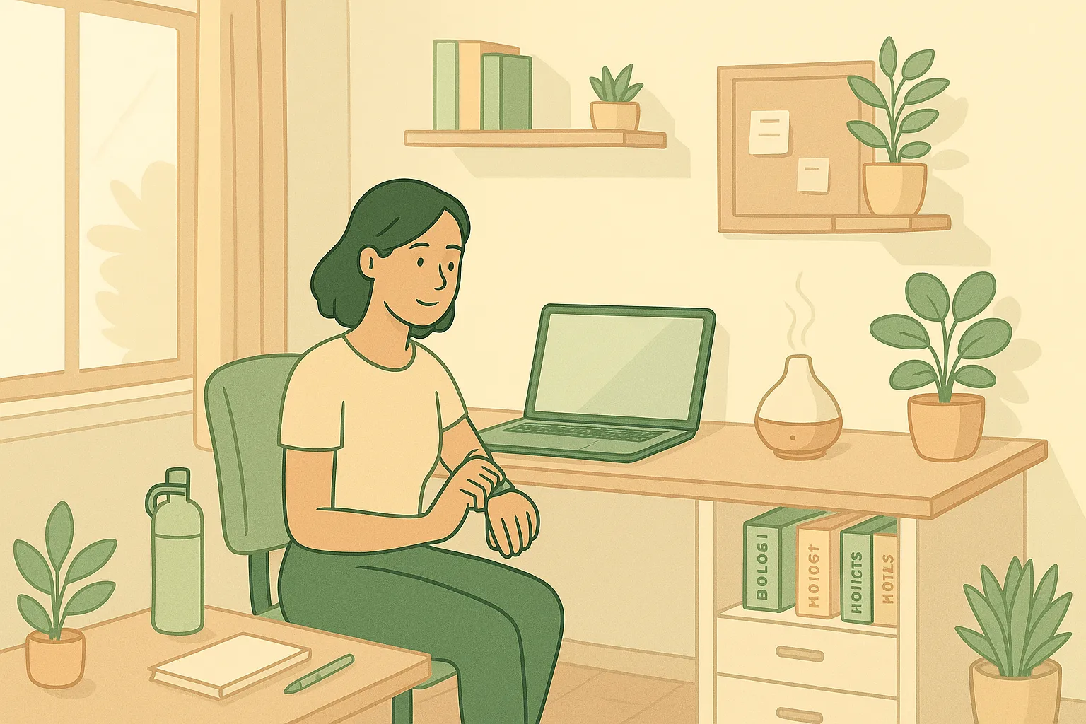 Creating a Home Workspace That Supports Balance, Focus, and Well-Being for Women Managing Studies and Side Projects