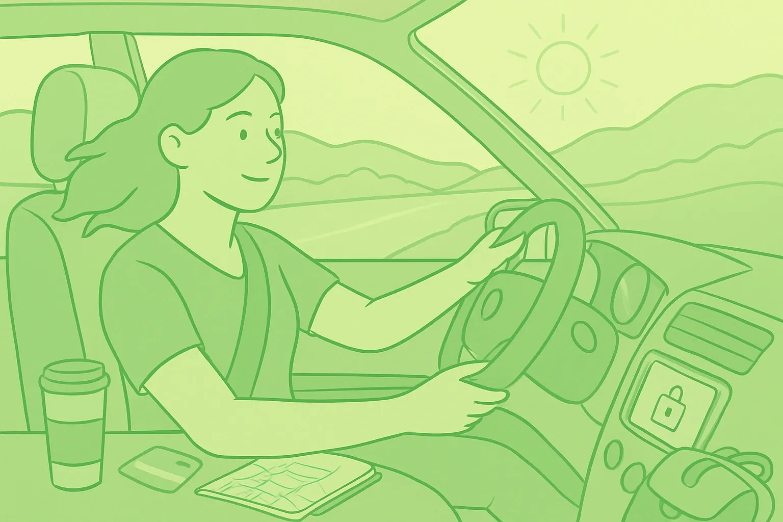 Exploring the Advantages of Driving for Women During Long-Distance Road Trips